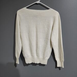 Vintage Trissi Classic Cream Women's Crew Neck Sweater No Size See Measurements